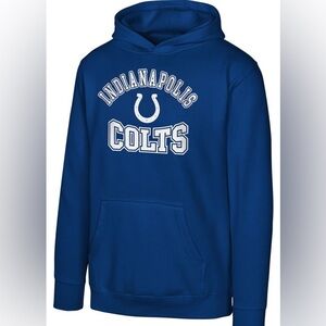 INDIANAPOLIS COLTS YOUTH BLUE HOME TOWN LONG SLEEVE HOODIE size Xl 18/20
